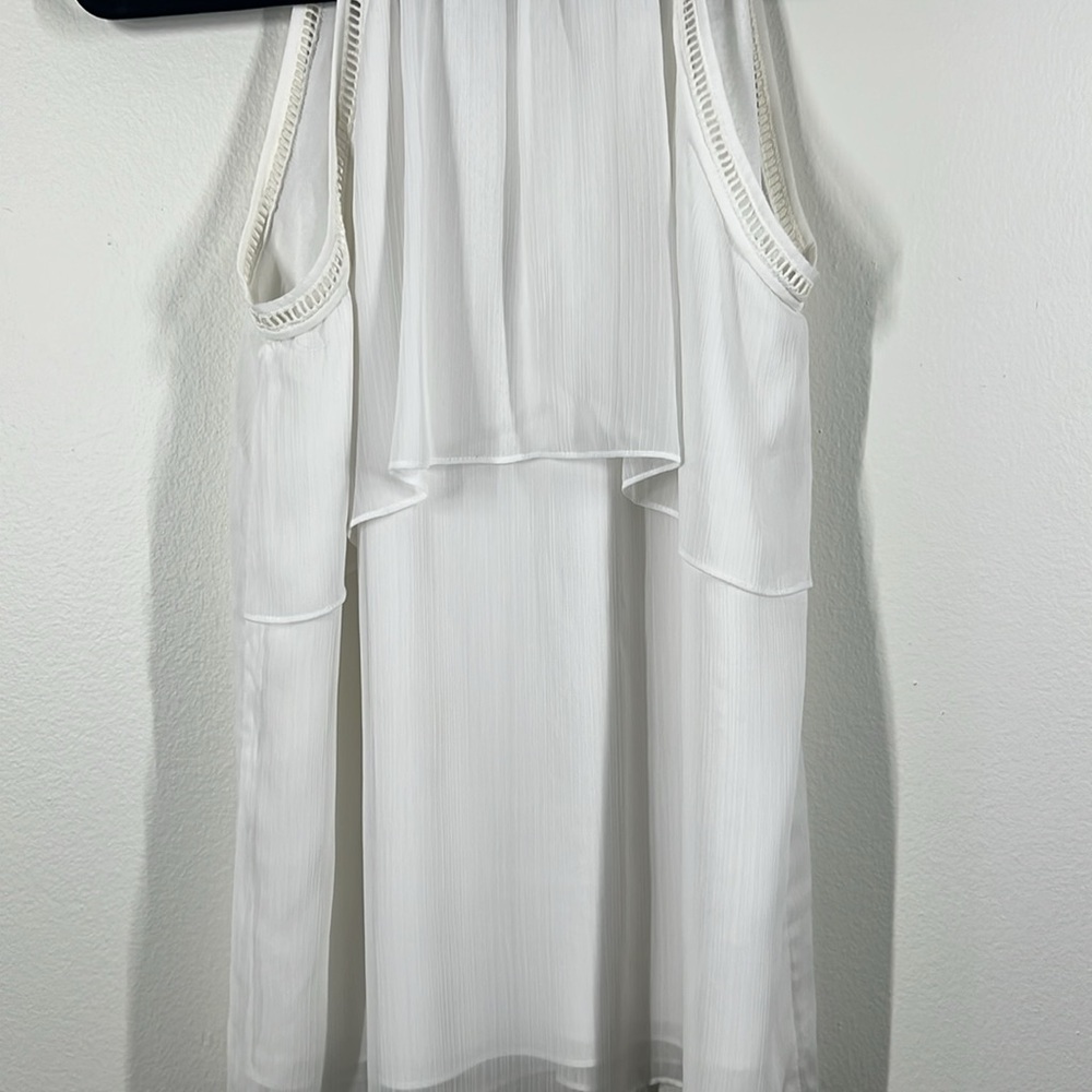 CREMIEUX women’s size XS White Summer Rank Top - Picture 6 of 9